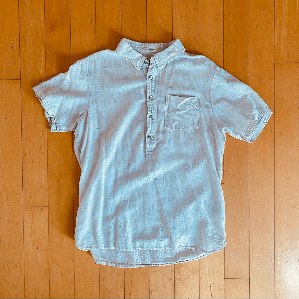 Mens All Saints Izushi SS Shirt - Small. Free shipping!